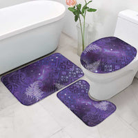 Aotearoa Taniko Matariki Bathroom Set Cosmic Violet LT7 - Polynesian Pride
