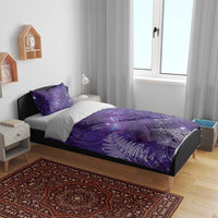 Aotearoa Taniko Matariki Bedding Set Cosmic Violet LT7 - Polynesian Pride
