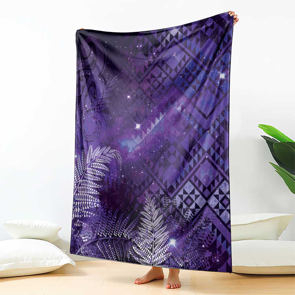 Aotearoa Taniko Matariki Blanket Cosmic Violet LT7 - Polynesian Pride
