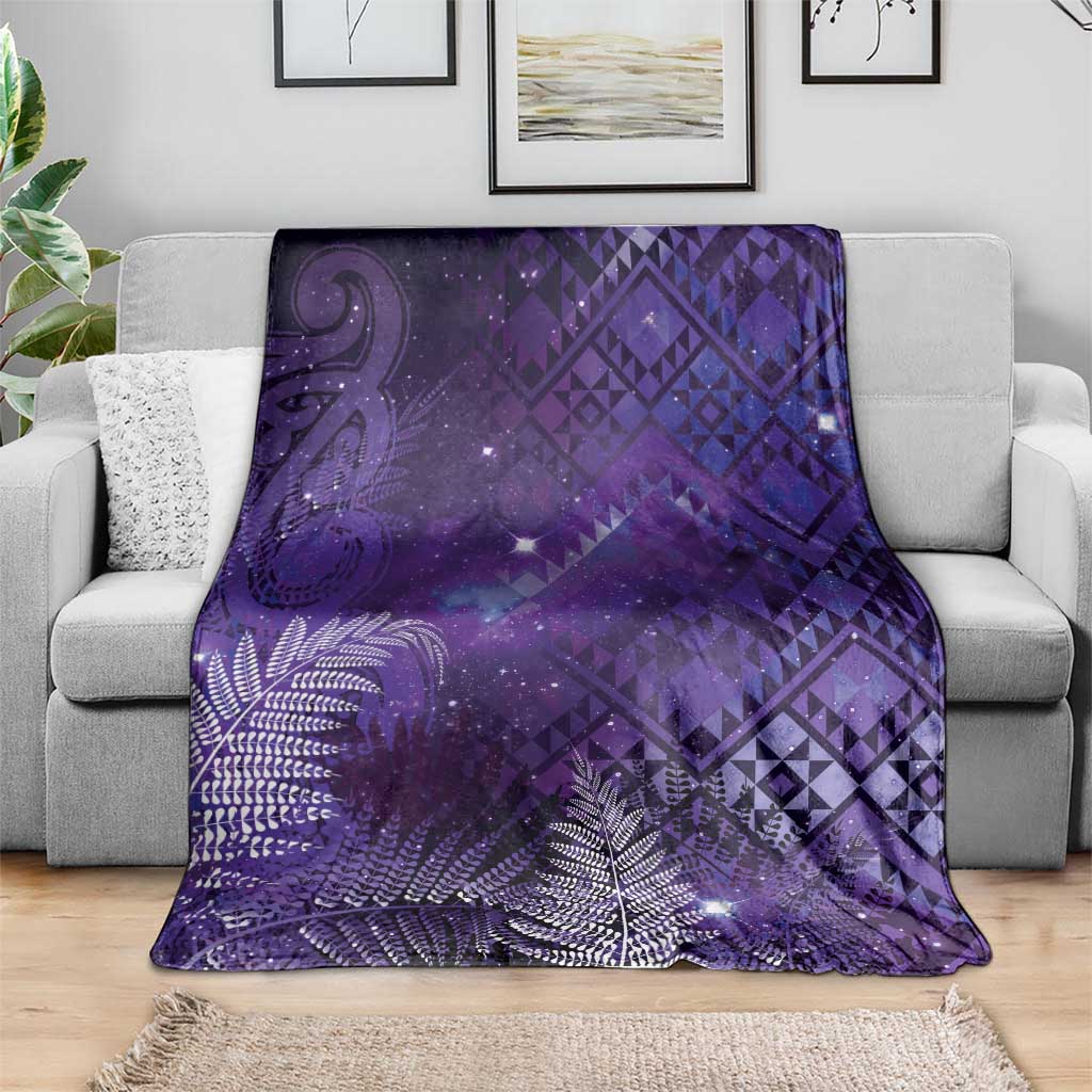 Aotearoa Taniko Matariki Blanket Cosmic Violet LT7 - Polynesian Pride