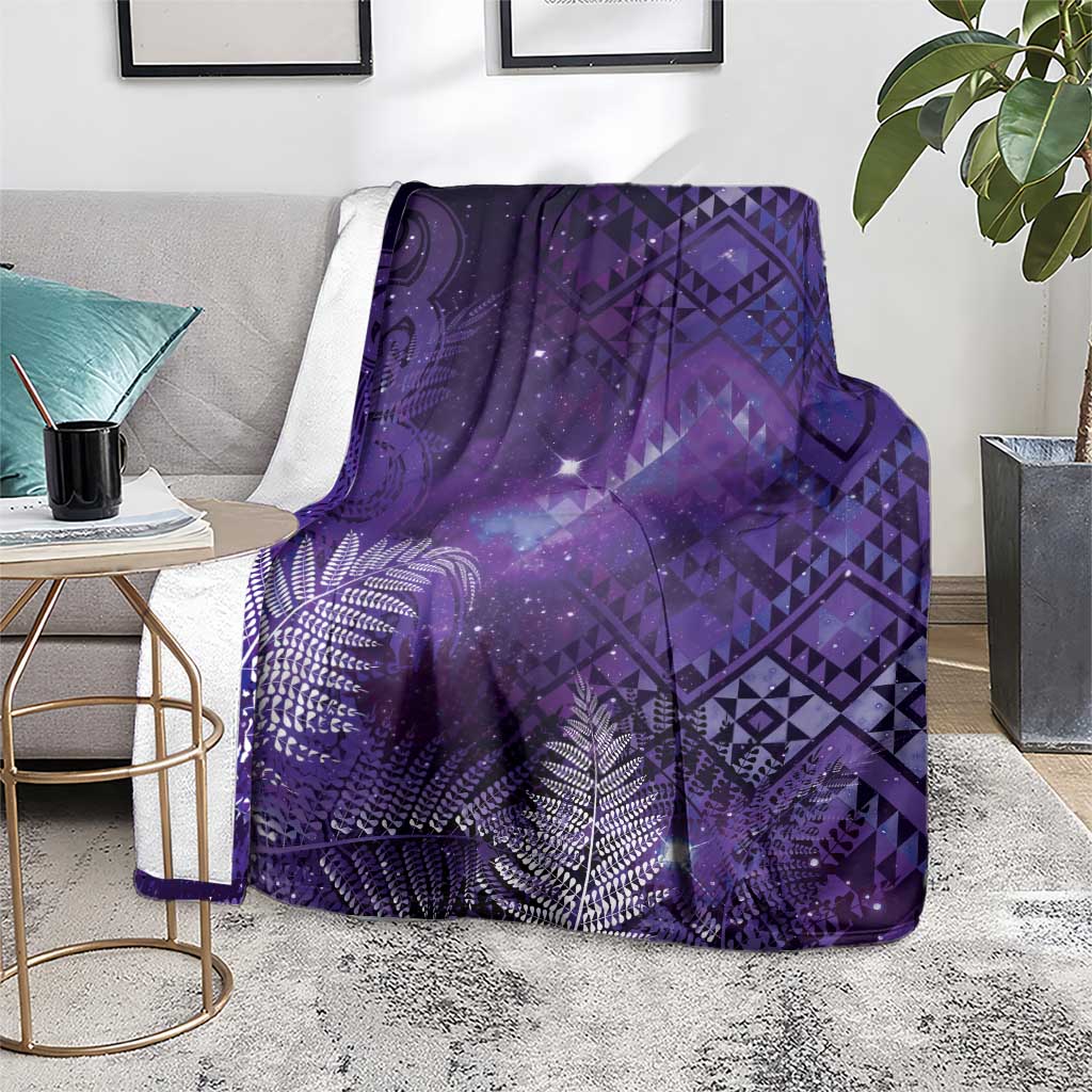 Aotearoa Taniko Matariki Blanket Cosmic Violet LT7 - Polynesian Pride