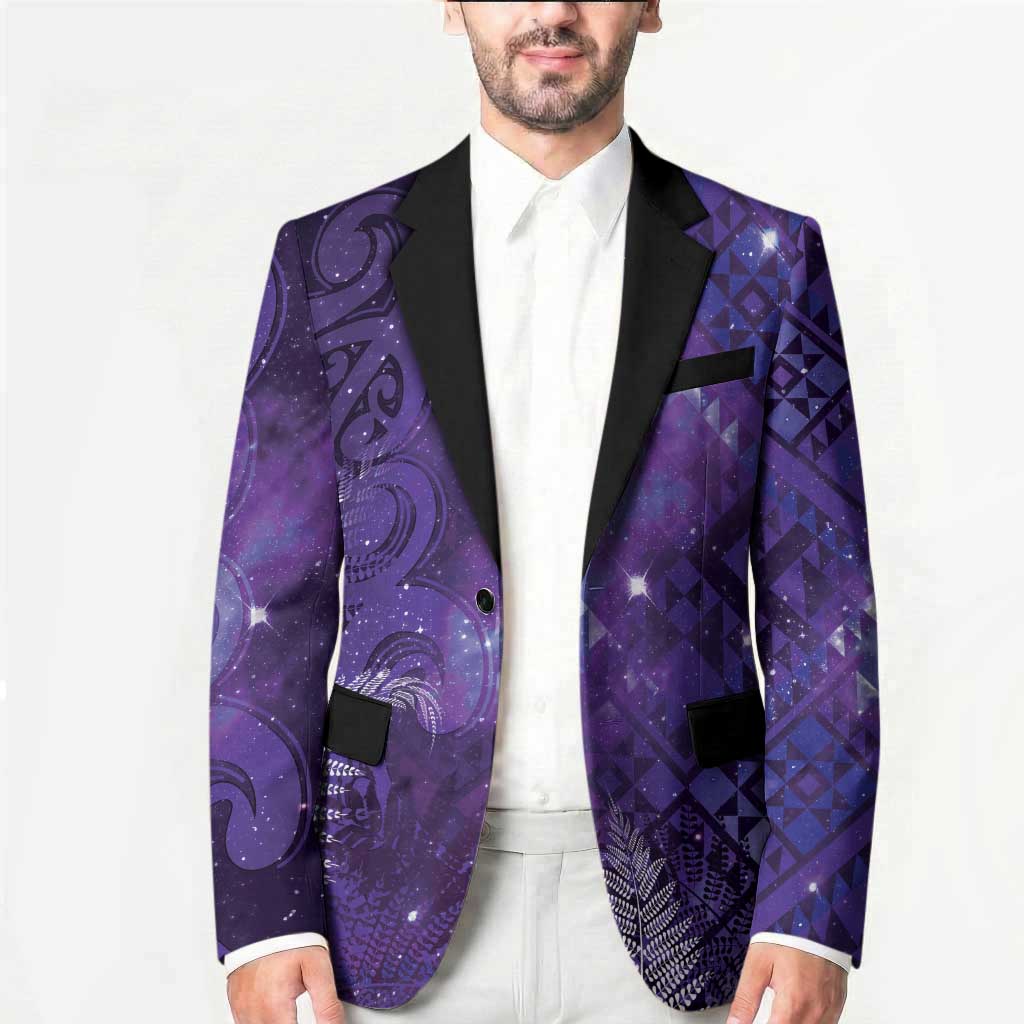 Aotearoa Taniko Matariki Blazer Cosmic Violet LT7 - Polynesian Pride