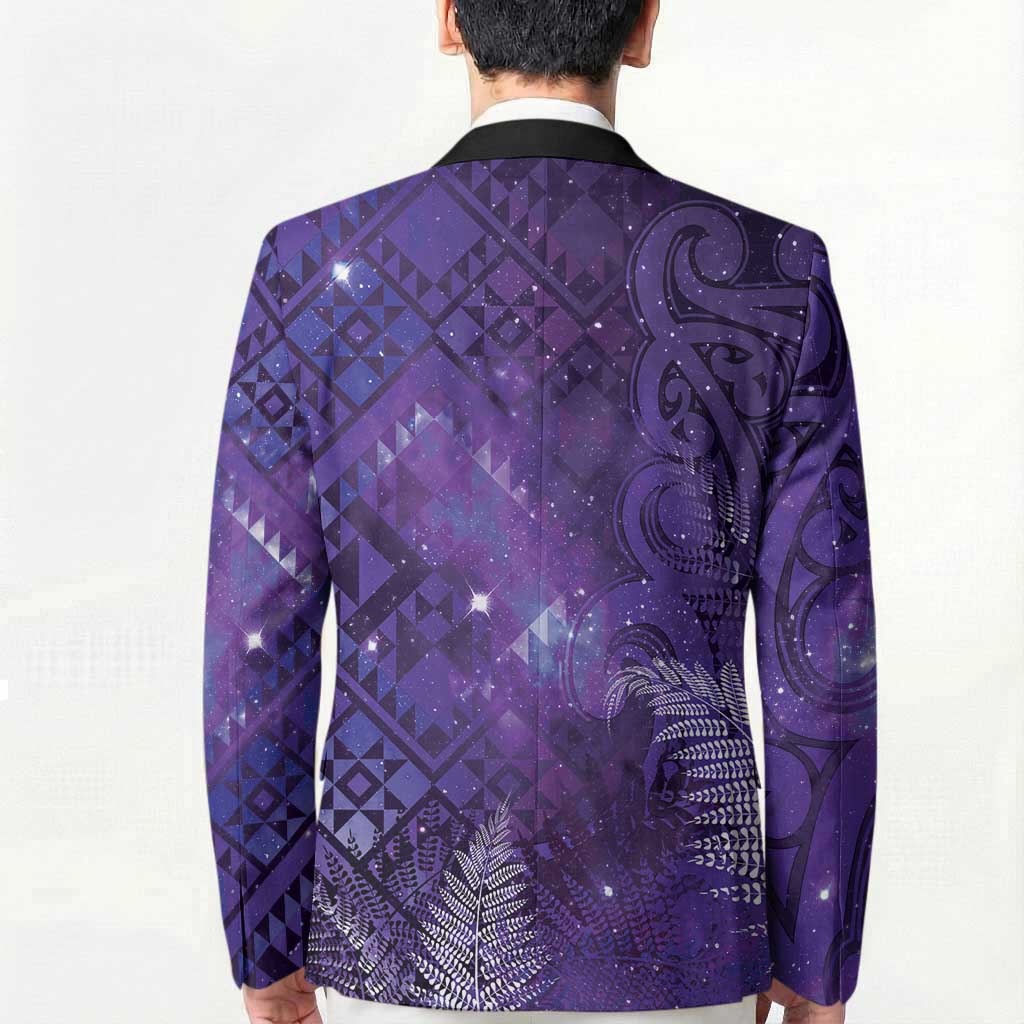 Aotearoa Taniko Matariki Blazer Cosmic Violet LT7 - Polynesian Pride