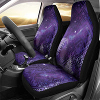 Aotearoa Taniko Matariki Car Seat Cover Cosmic Violet LT7 - Polynesian Pride