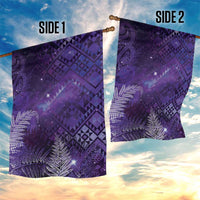 Aotearoa Taniko Matariki Garden Flag Cosmic Violet LT7 - Polynesian Pride