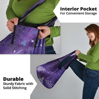 Aotearoa Taniko Matariki Grocery Bag Cosmic Violet LT7 - Polynesian Pride