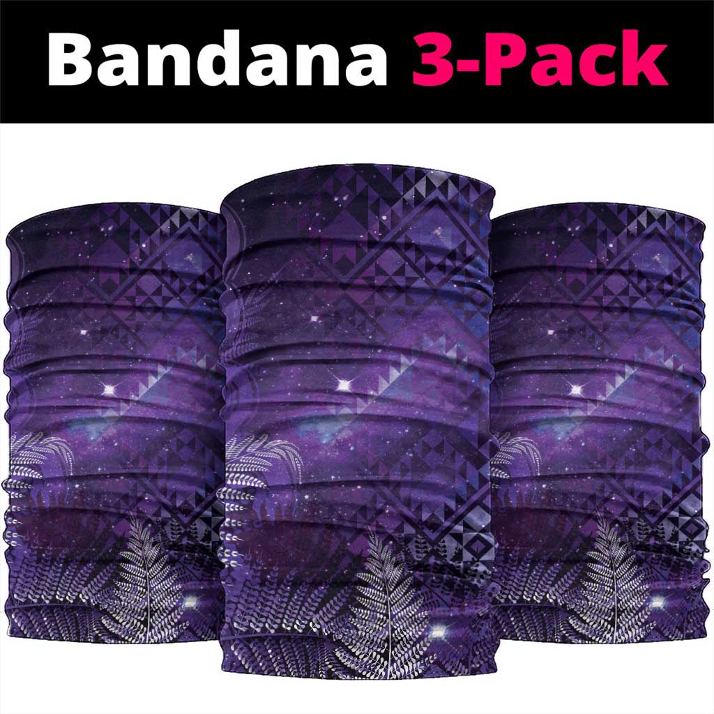 Aotearoa Taniko Matariki Neck Gaiter Cosmic Violet