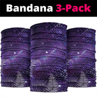 Aotearoa Taniko Matariki Neck Gaiter Cosmic Violet