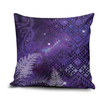 Aotearoa Taniko Matariki Pillow Cover Cosmic Violet LT7 Purple - Polynesian Pride