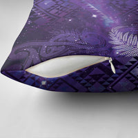 Aotearoa Taniko Matariki Pillow Cover Cosmic Violet LT7 - Polynesian Pride
