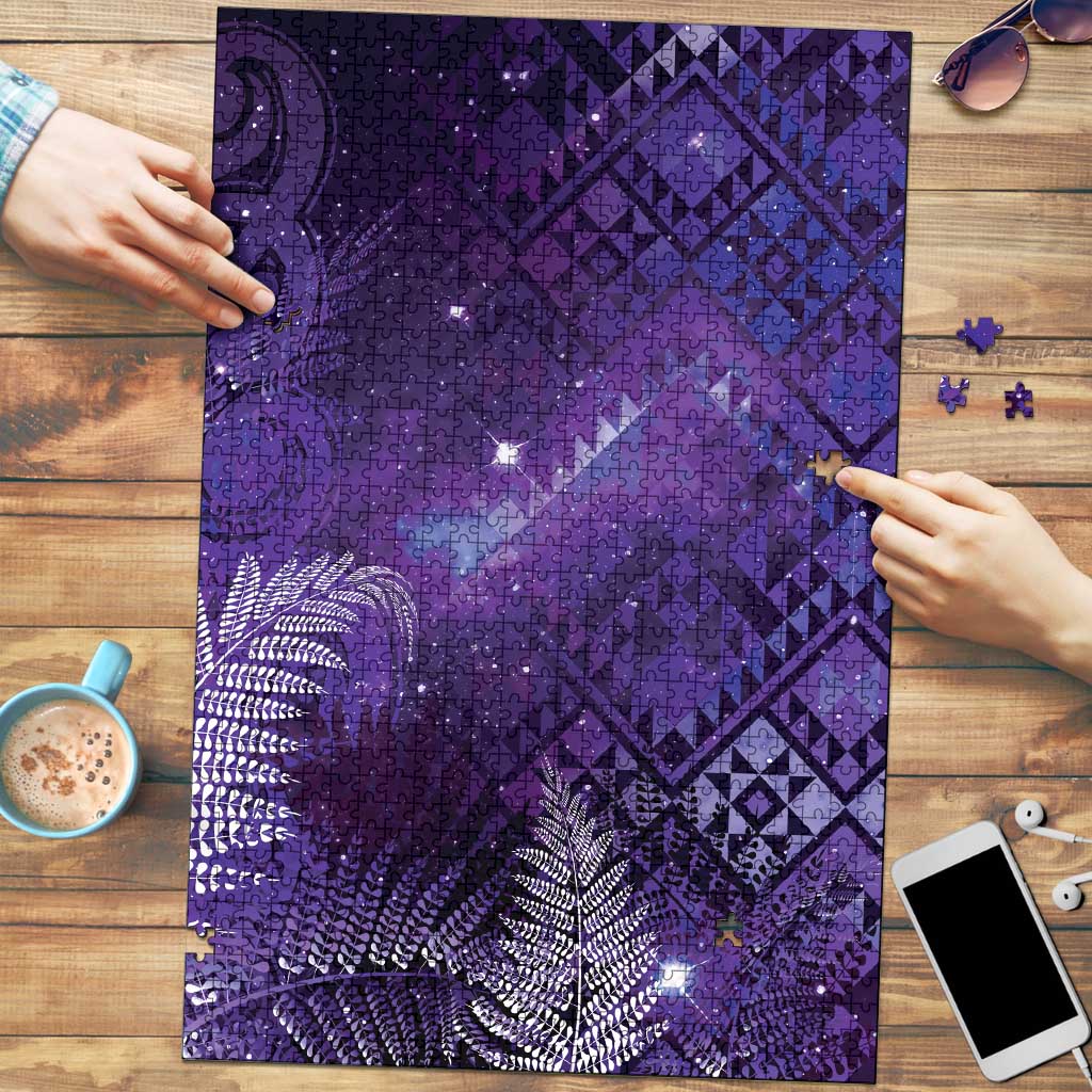 Aotearoa Taniko Matariki Puzzle Cosmic Violet LT7 Purple - Polynesian Pride