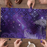 Aotearoa Taniko Matariki Puzzle Cosmic Violet LT7 - Polynesian Pride