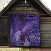 Aotearoa Taniko Matariki Quilt Cosmic Violet LT7 - Polynesian Pride