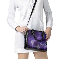 Aotearoa Taniko Matariki Shoulder Handbag Cosmic Violet LT7 - Polynesian Pride