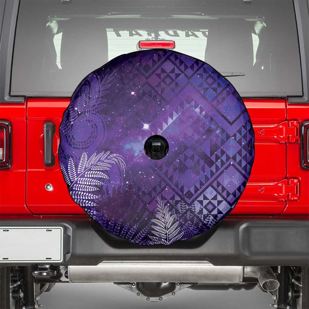 Aotearoa Taniko Matariki Spare Tire Cover Cosmic Violet LT7 - Polynesian Pride