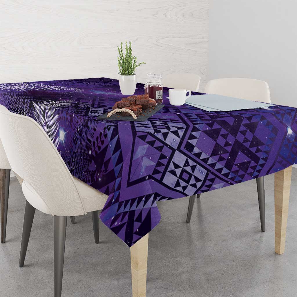 Aotearoa Taniko Matariki Tablecloth Cosmic Violet LT7 - Polynesian Pride