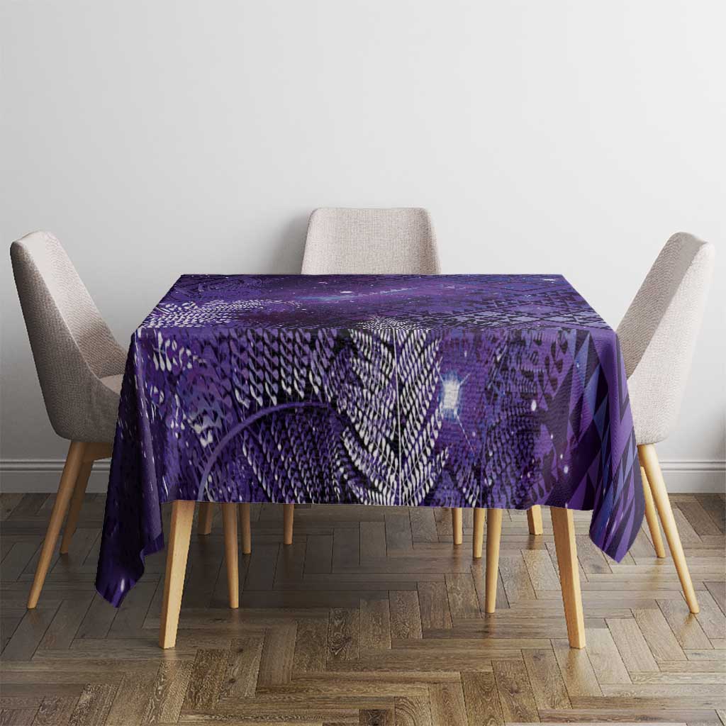 Aotearoa Taniko Matariki Tablecloth Cosmic Violet LT7 - Polynesian Pride