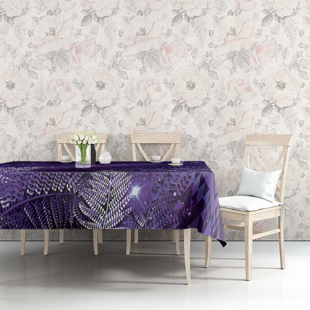 Aotearoa Taniko Matariki Tablecloth Cosmic Violet LT7 - Polynesian Pride