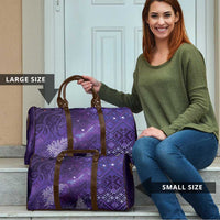 Aotearoa Taniko Matariki Travel Bag Cosmic Violet