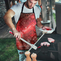 Aotearoa Taniko Matariki Apron Cosmic Red LT7 - Polynesian Pride