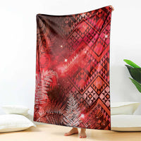 Aotearoa Taniko Matariki Blanket Cosmic Red LT7 - Polynesian Pride