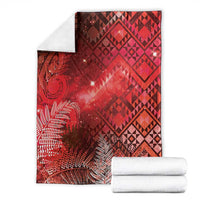 Aotearoa Taniko Matariki Blanket Cosmic Red LT7 - Polynesian Pride