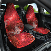 Aotearoa Taniko Matariki Car Seat Cover Cosmic Red