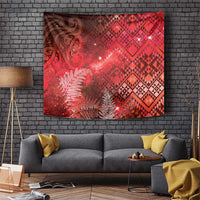 Aotearoa Taniko Matariki Tapestry Cosmic Red LT7 Red - Polynesian Pride