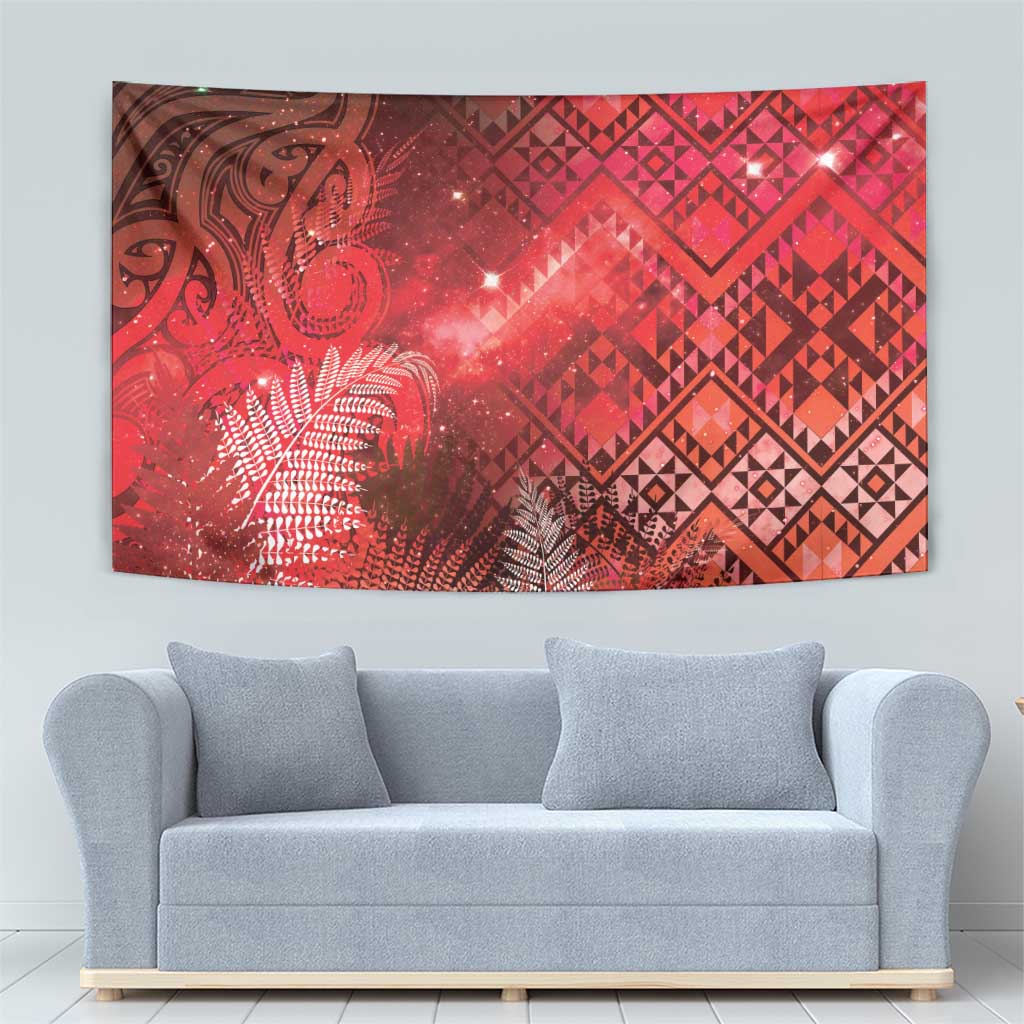 Aotearoa Taniko Matariki Tapestry Cosmic Red LT7 - Polynesian Pride