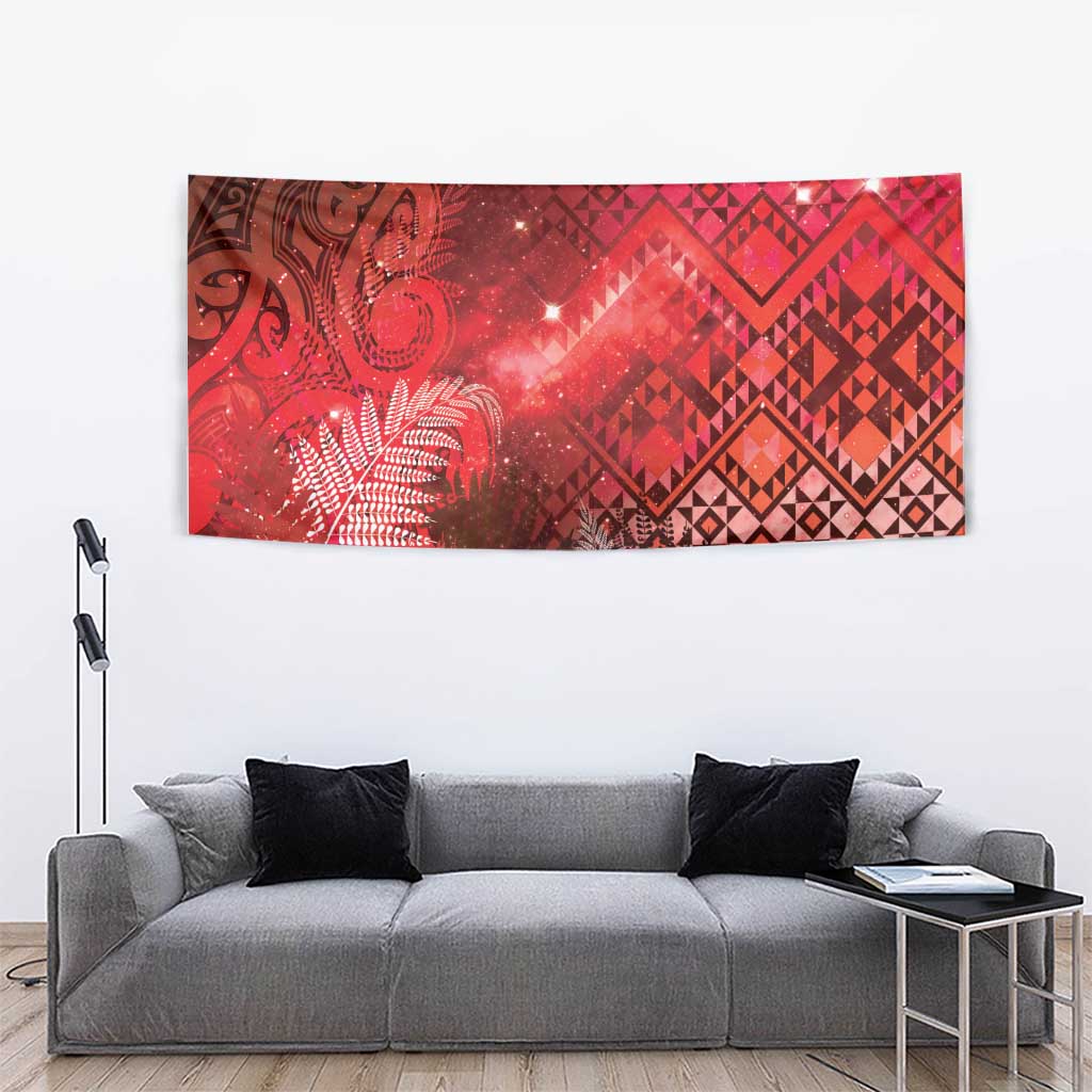 Aotearoa Taniko Matariki Tapestry Cosmic Red LT7 - Polynesian Pride