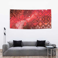 Aotearoa Taniko Matariki Tapestry Cosmic Red LT7 - Polynesian Pride