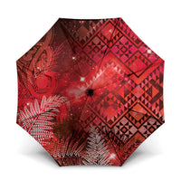 Aotearoa Taniko Matariki Umbrella Cosmic Red