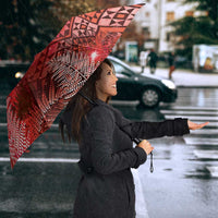 Aotearoa Taniko Matariki Umbrella Cosmic Red