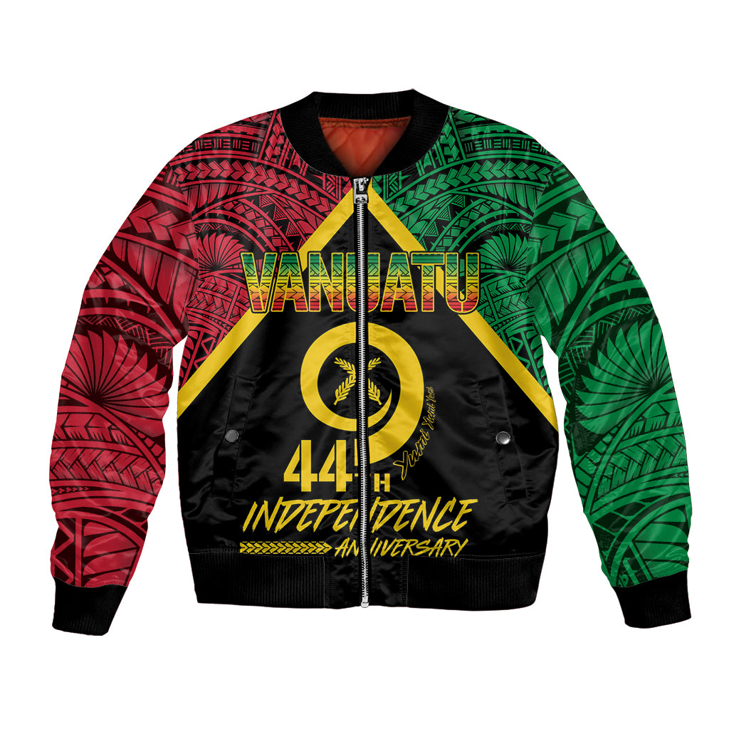 Vanuatu 44th Independence Anniversary Bomber Jacket LT7 Unisex Colorful - Polynesian Pride