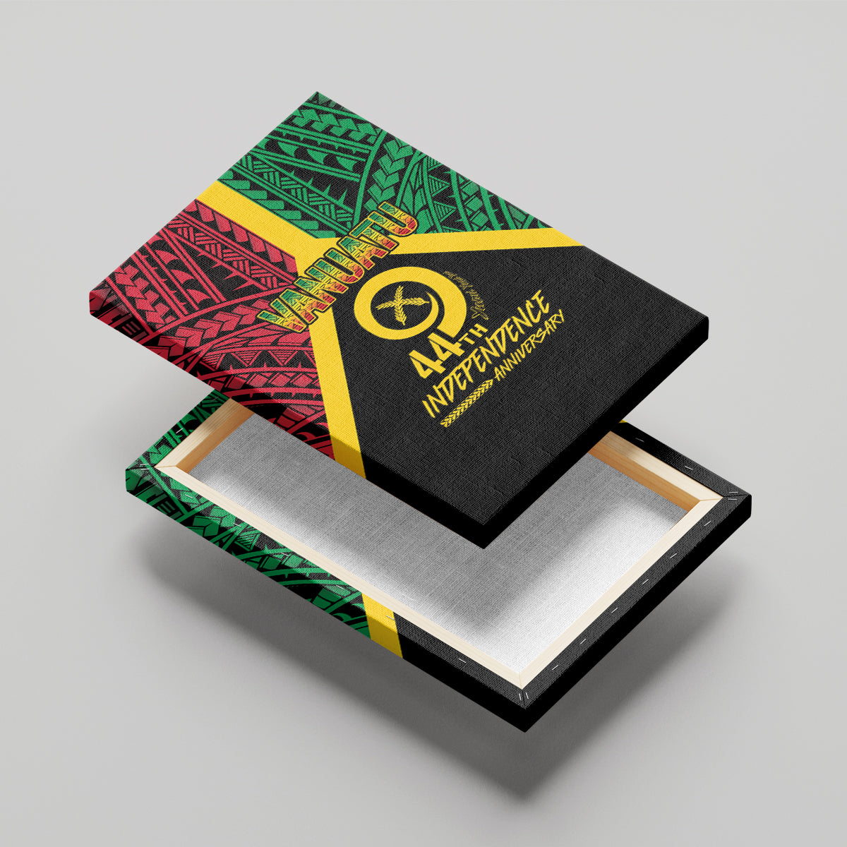 Vanuatu 44th Independence Anniversary Canvas Wall Art LT7 - Polynesian Pride