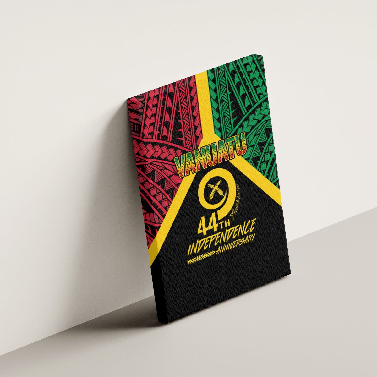 Vanuatu 44th Independence Anniversary Canvas Wall Art LT7 - Polynesian Pride
