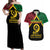 Vanuatu 44th Independence Anniversary Couples Matching Off Shoulder Maxi Dress and Hawaiian Shirt