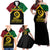 Vanuatu 44th Independence Anniversary Family Matching Off Shoulder Maxi Dress and Hawaiian Shirt