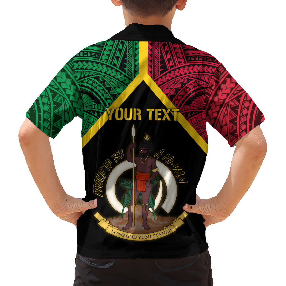 Vanuatu 44th Independence Anniversary Family Matching Puletasi and Hawaiian Shirt LT7 - Polynesian Pride