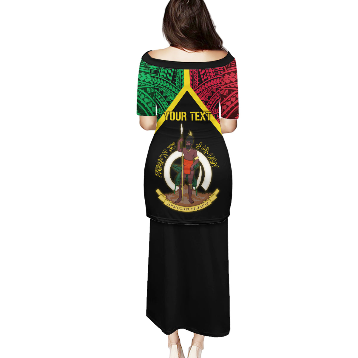 Vanuatu 44th Independence Anniversary Family Matching Puletasi and Hawaiian Shirt LT7 - Polynesian Pride