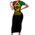 Vanuatu 44th Independence Anniversary Family Matching Short Sleeve Bodycon Dress and Hawaiian Shirt