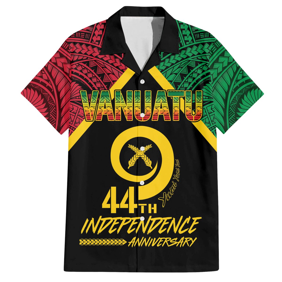 Vanuatu 44th Independence Anniversary Hawaiian Shirt LT7 Colorful - Polynesian Pride