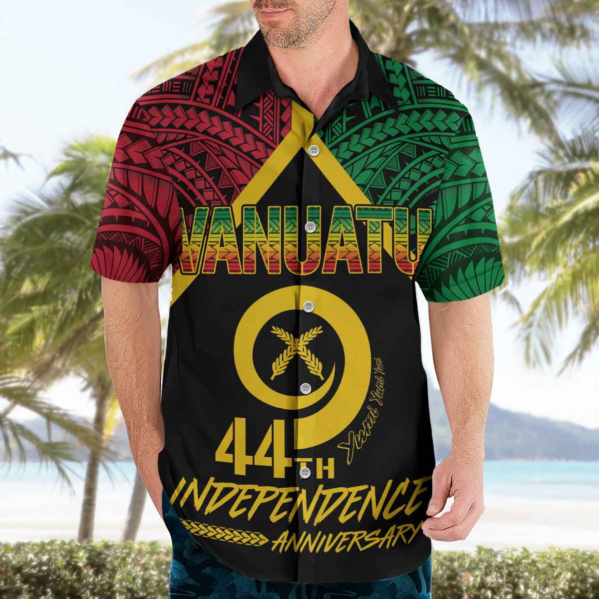 Vanuatu 44th Independence Anniversary Hawaiian Shirt LT7 - Polynesian Pride