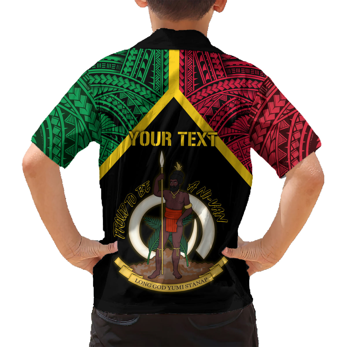 Vanuatu 44th Independence Anniversary Kid Hawaiian Shirt