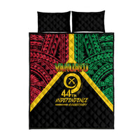 Vanuatu 44th Independence Anniversary Quilt Bed Set LT7 - Polynesian Pride