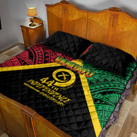 Vanuatu 44th Independence Anniversary Quilt Bed Set LT7 - Polynesian Pride
