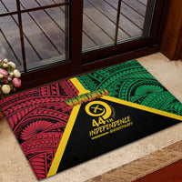 Vanuatu 44th Independence Anniversary Rubber Doormat LT7 - Polynesian Pride