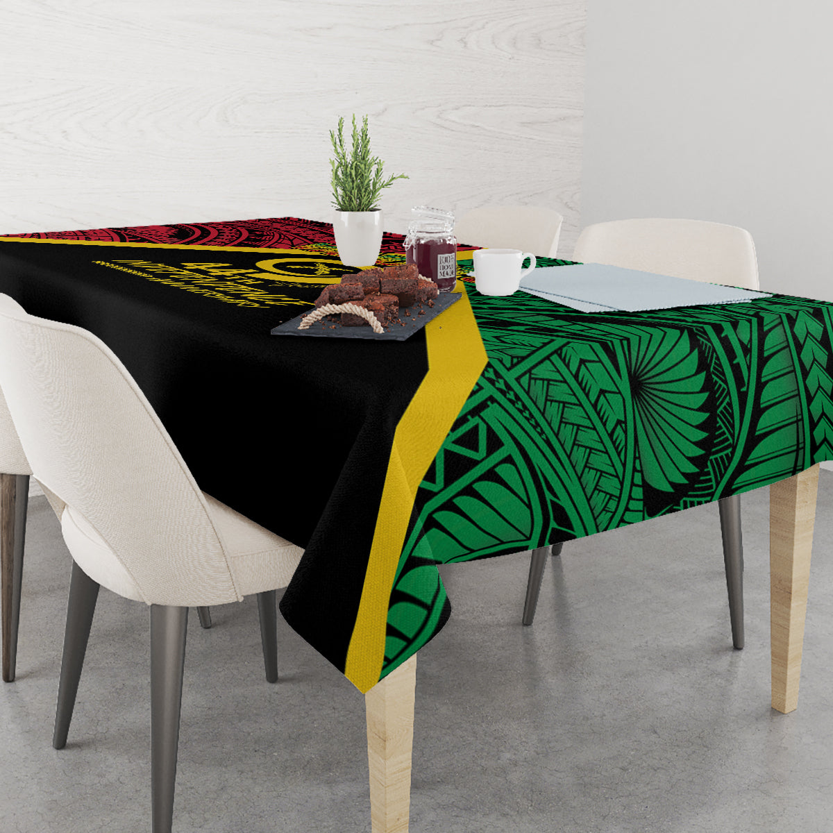 Vanuatu 44th Independence Anniversary Tablecloth LT7 - Polynesian Pride