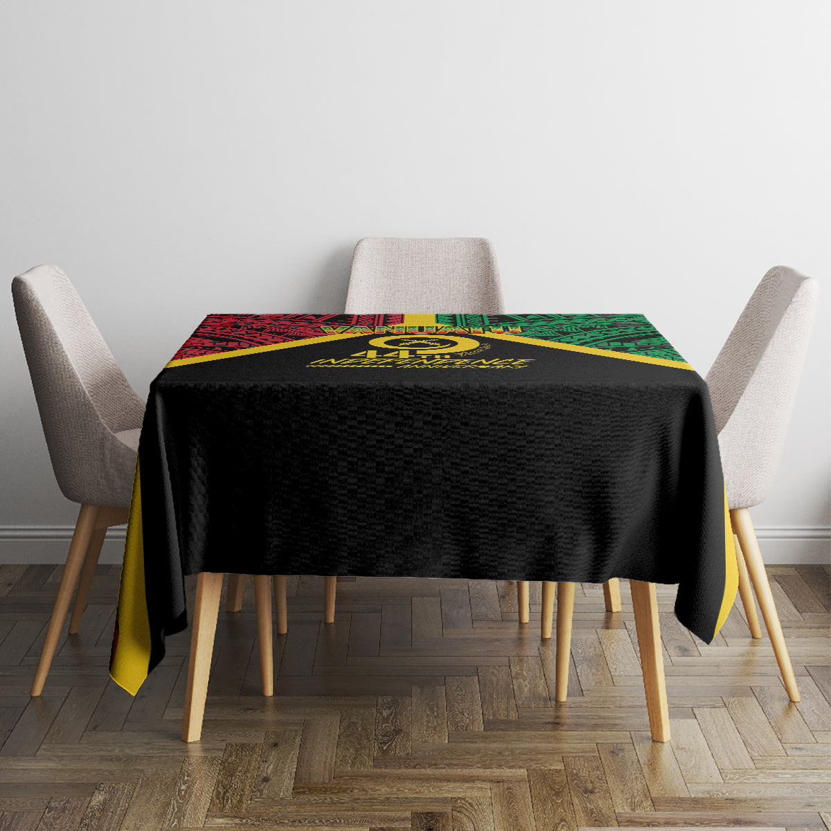 Vanuatu 44th Independence Anniversary Tablecloth LT7 - Polynesian Pride