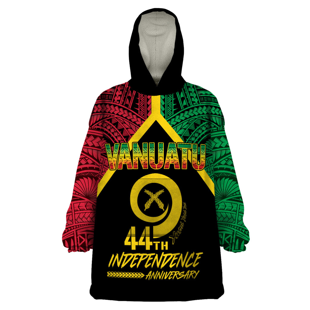 Vanuatu 44th Independence Anniversary Wearable Blanket Hoodie